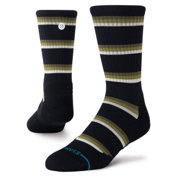 STANCE Multistripe Mid Ribbed Crew