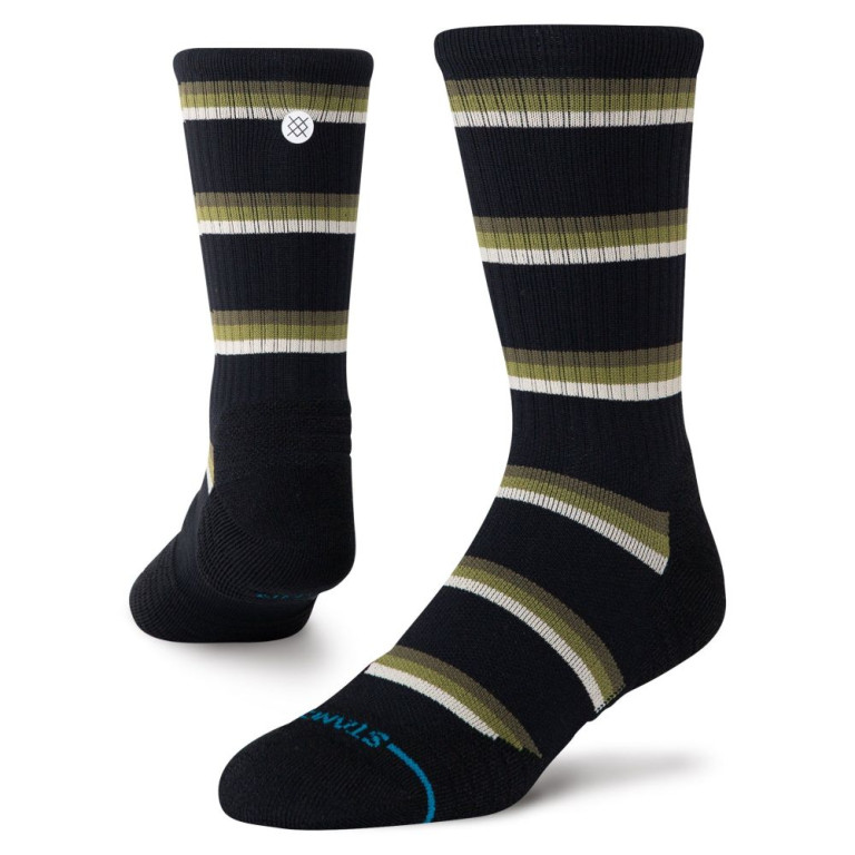 STANCE Multistripe Mid Ribbed Crew